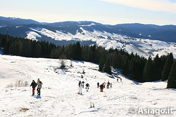 Ciaspolata sull'Altopiano di Asiago