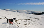 Schneeschuh-Wanderung, Alpine Guide Campovecchio Plateau, 24. Dezember 2013