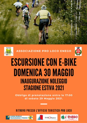 Escursione in E-bike a Enego 30 maggio 2021