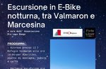 Night E-Bike Excursion between Valmaron and Marcesina in Enego - 8 September 2022