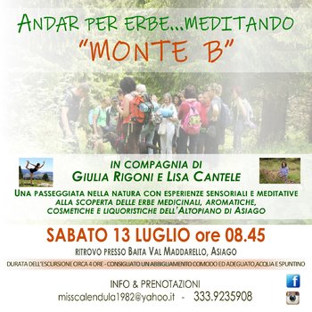 Escursione Monte B co Lisa Cantele e Giulia Rigoni Escursione Monte B co Lisa Cantele e Giulia Rigoni