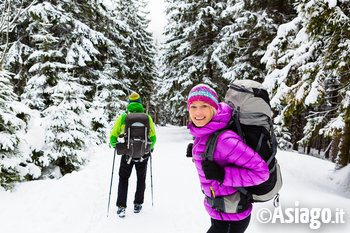 Escursione nel bosco invernale