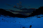Night hike with snowshoes, Alpine Hut Bar, Saturday, January 11