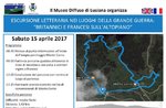 Escursione letteraria nei luoghi della Grande Guerra, Lusiana, 15 aprile 2017