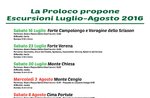 Escursioni Luglio-Agosto 2016 con la ProLoco di Roana, Altopiano di Asiago