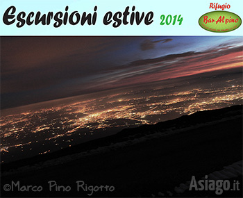 Escursione serale Parole al Chiaro di Luna - Rifugio Bar Alpino, Estate 2014