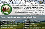 Excursions with guides on the Asiago Plateau Plateau August 2013