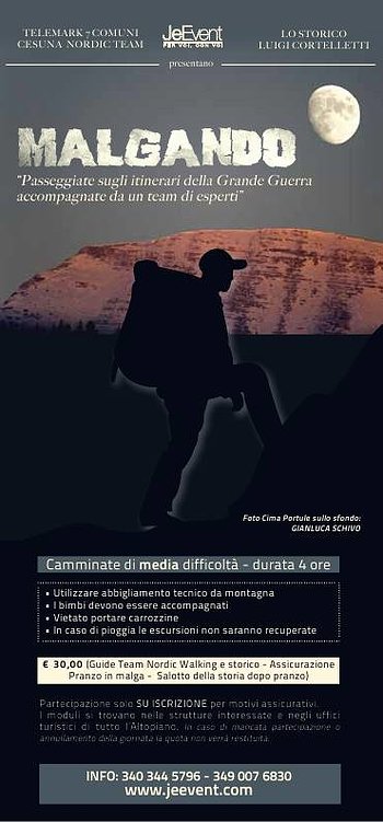 Malgando verena passeggiate sugli itinerari della Grande Guerra Malgando verena passeggiate sugli itinerari della Grande Guerra