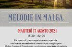 MELODIES IN MALGA: excursion, concert and snack with Manuel Berthod and Alessandra Rampazzo - Asiago, 17 August 2021