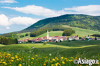 Paesaggio per passeggiata a Camporovere di Roana, Altopiano di Asiago