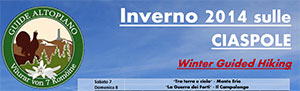 Programma Escursioni Invernali Guide Altopiano 2013-14 Programma Escursioni Invernali Guide Altopiano 2013-14