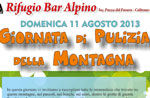 Mountain cleaning day at Alpine Bar Caltrano, 11 August