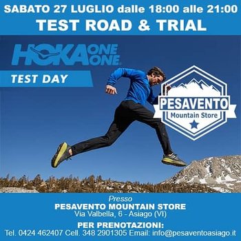 Test road e trial Hoka da Pesavento Store