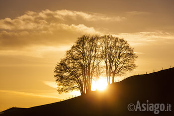 Tramonto sull'Altopiano di Asiago