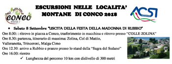 Uscita 8 settembre 2018 - Rubbio - Amici della Terra di Conco