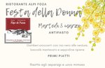 Women's Day - Dinner at the Alpi di Foza Restaurant - 8 March 2022