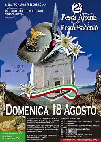 2^ Festa Alpina & Festa Baccalà di Treschè Conca