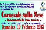 Carnevale sulla Neve a Gallio, Slitte Slittoni Bob e Gommoni 10 febbraio 2013