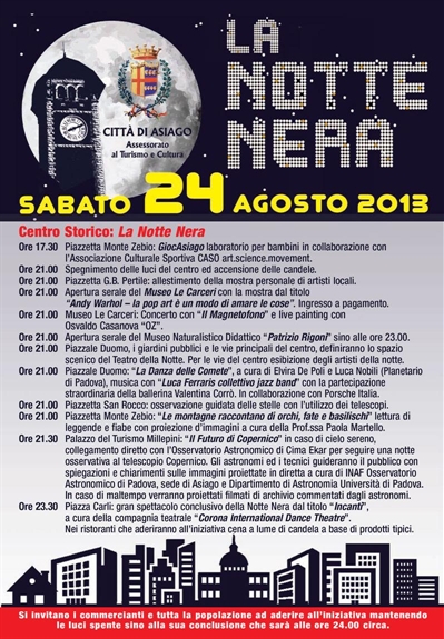 La notte Nera Asiago 2013