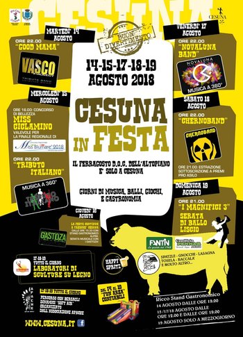 Cesuna in Festa - Agosto 2018 Cesuna in Festa - Agosto 2018