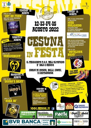 Cesuna in festa agosto 2022
