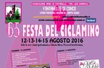 Festa del Ciclamino a Fontanelle di Conco, 12-15 agosto 2016, Altopiano di Asiag