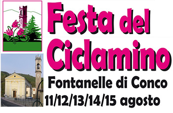 Festa del ciclamino a Fontanelle di Conco Festa del ciclamino a Fontanelle di Conco