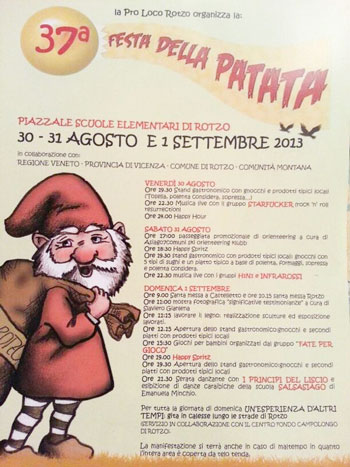 Festa della Patata di Rotzo 2013