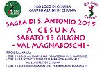 Feast of Sant'Antonio at Cesuna of Roana, June 13, 2015, Asiago plateau