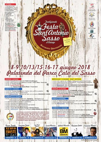 Festa di Sant'Antonio 2018 - Sasso di Asiago Festa di Sant'Antonio 2018 - Sasso di Asiago