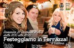 Wir feiern auf der Terrasse in Lusiana, Weihnachtsfeier 27. Dezember 2015, Plateau