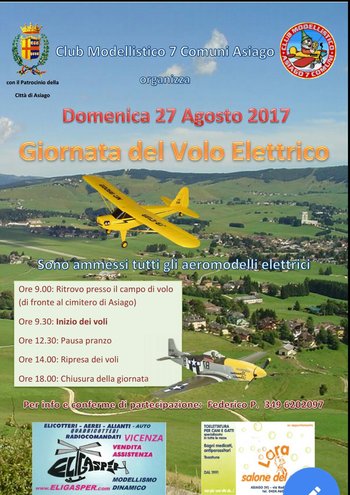 Giornata del volo elettrico ad Asiago Giornata del volo elettrico ad Asiago