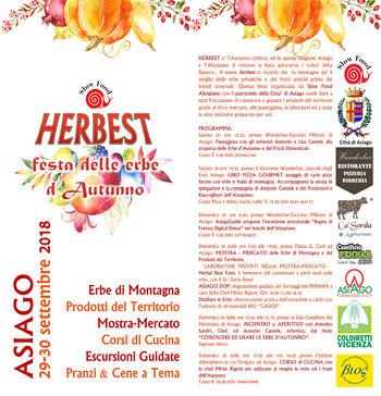 Herbest - Festa delle erbe d'autunno ad Asiago - 2018