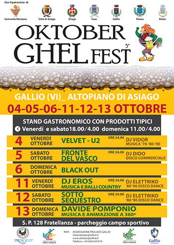 Oktober Ghel Fest 2013 a Gallio