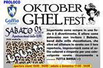 Oktober Ghel Fest - Festa della birra a Gallio, sabato 3 novembre 2012