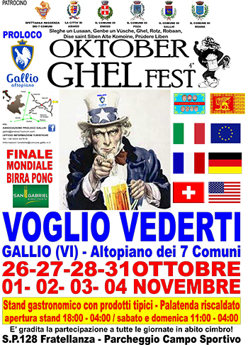 Oktober Ghel Fest a Gallio