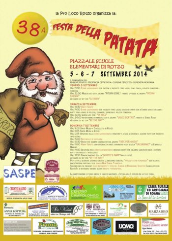 Programma festa della patata di rotzo 2014