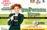 San Patrick Night Sabato 16 Marzo 2013