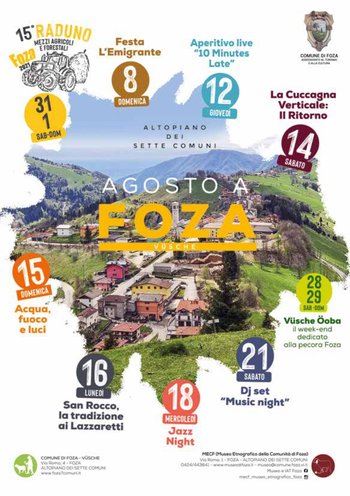 Agosto 2021 a Foza Festa L'emigrante