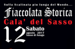 Fiaccolata storica e spettacolo pirotecnico a Calà del Sasso di Asiago, 12 agosto 2017