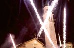 Torchlight Delle Contrade in Conco, Hochebene von Asiago, 1. Januar 2017