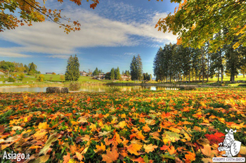 Foliage al laghetto Lumera di Asiago - Foto di Roberto Costa Ebech