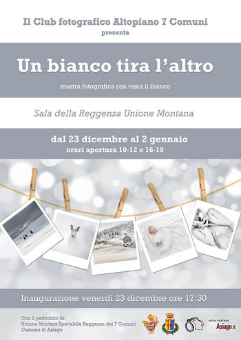 mostra Un Bianco Tira l'Altro ad Asiago