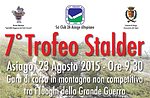7th Trophy Stalder at Asiago, non-competitive race on the places of the great war