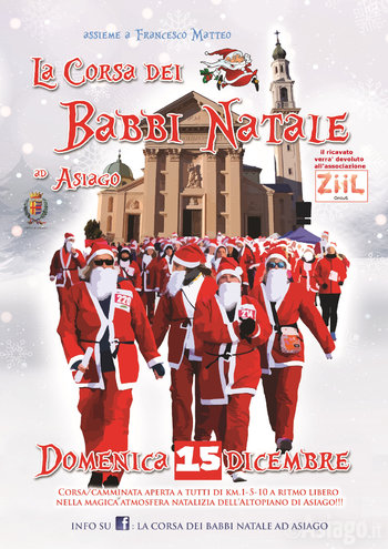 Corsa Babbi Natale Asiago 2019