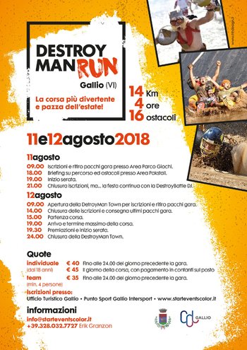 Destroyman run a Gallio Destroyman run a Gallio