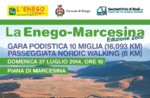 LA ENEGO-MARCESINA edizione zero, gara podistica di 10 miglia, 27 luglio 2014