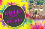 Start Farbe, bunte Rennen Events Gallium, 6. August 2016, Hochebene von Asiago