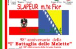 98º Anniversario della Iª Battaglia delle Melette, a Foza il 7 giugno 2014