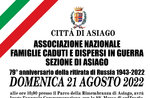 Commemorazione Caduti e Dispersi in Russia al Parco della Rimembranza di Asiago - 21 agosto 2022